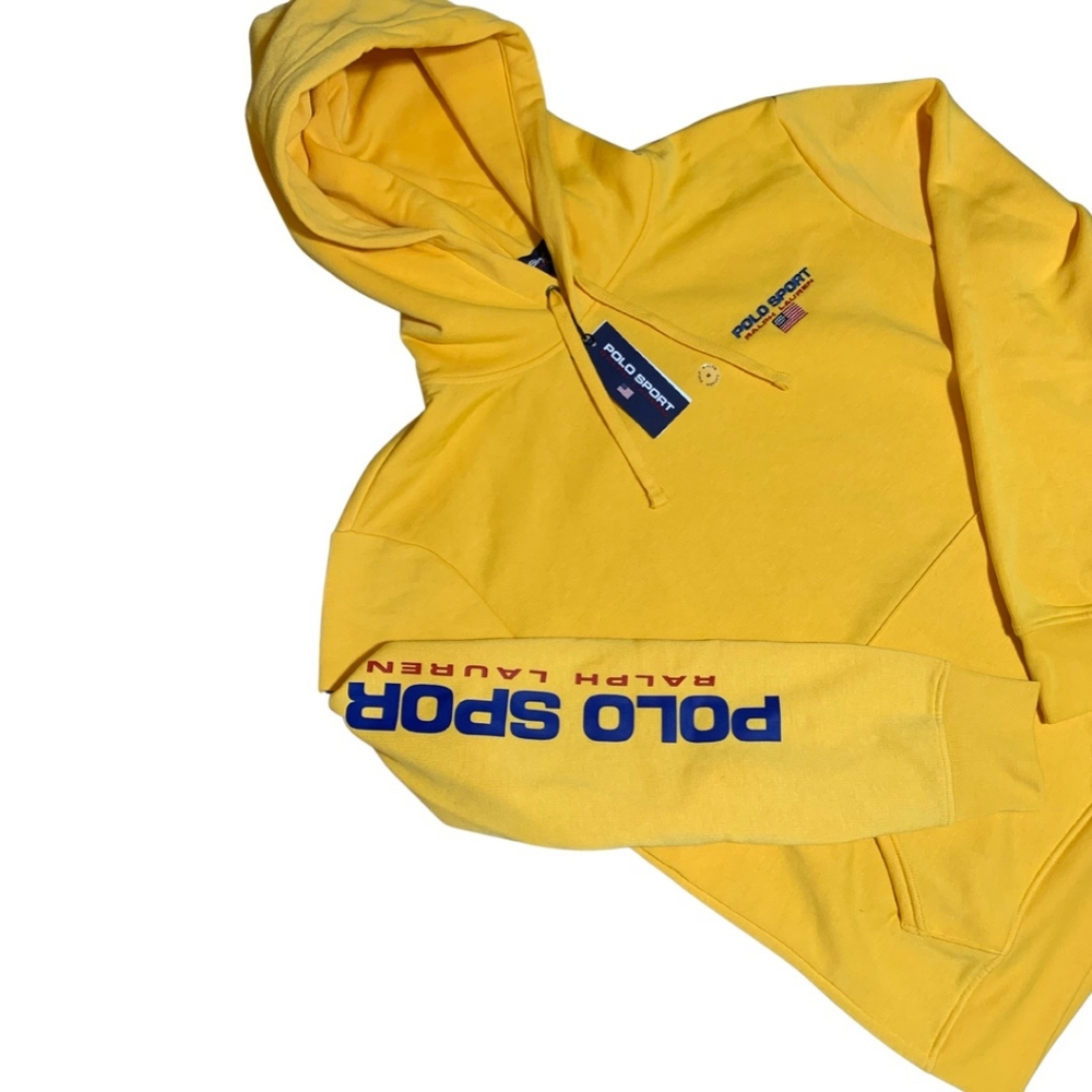 Polo Sport Ralph Lauren Yellow spellout Pullover - Picture 3 of 4